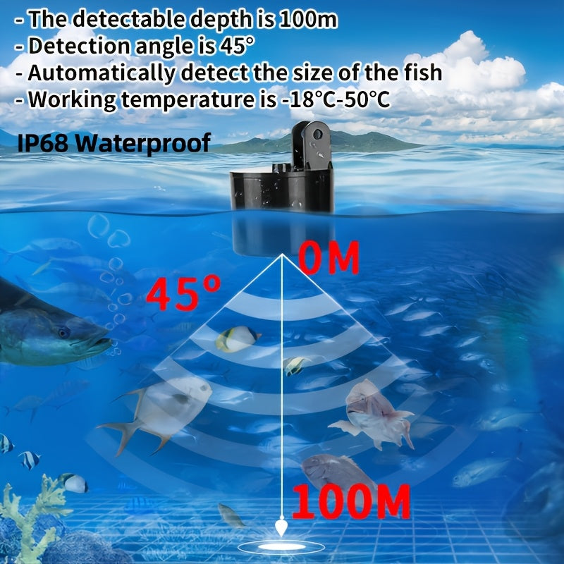Fish Finder Sonar with Wired Transducer