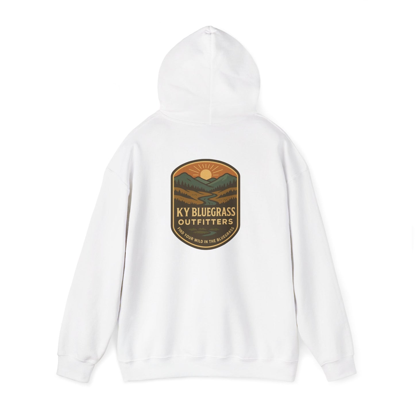 Deer Hoodie - Forest Landscape Outdoor Sweatshirt | KY Bluegrass Outfitters