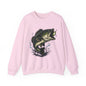 Unisex Heavy Blend Crewneck Sweatshirt with bass - Comfortable Cotton Fleece