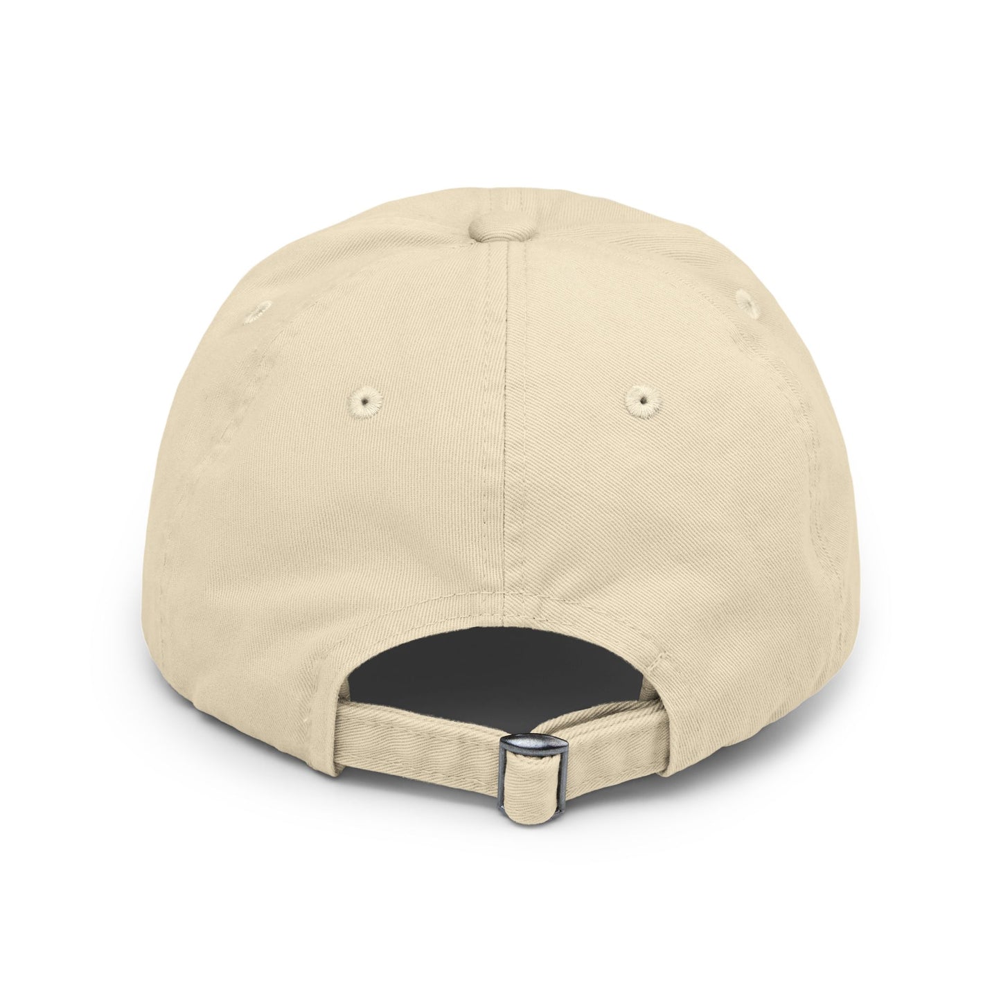 Beige baseball cap on a white background