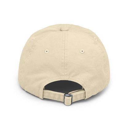 Beige baseball cap on a white background
