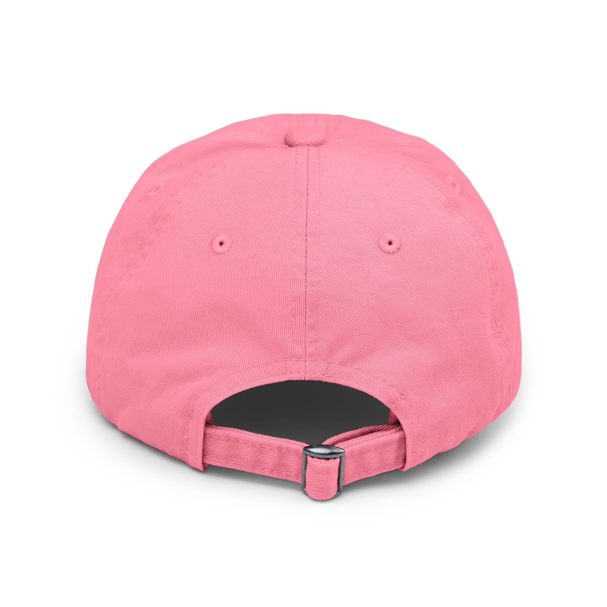Pink baseball cap on a white background