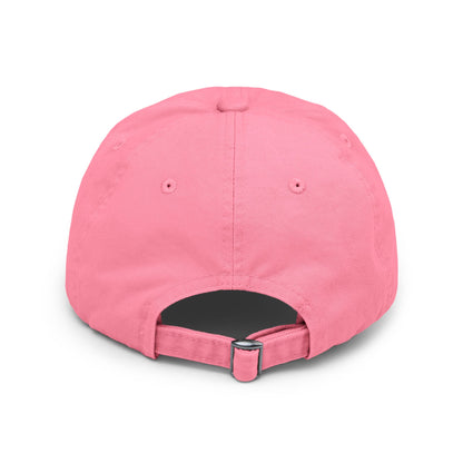 Pink baseball cap on a white background