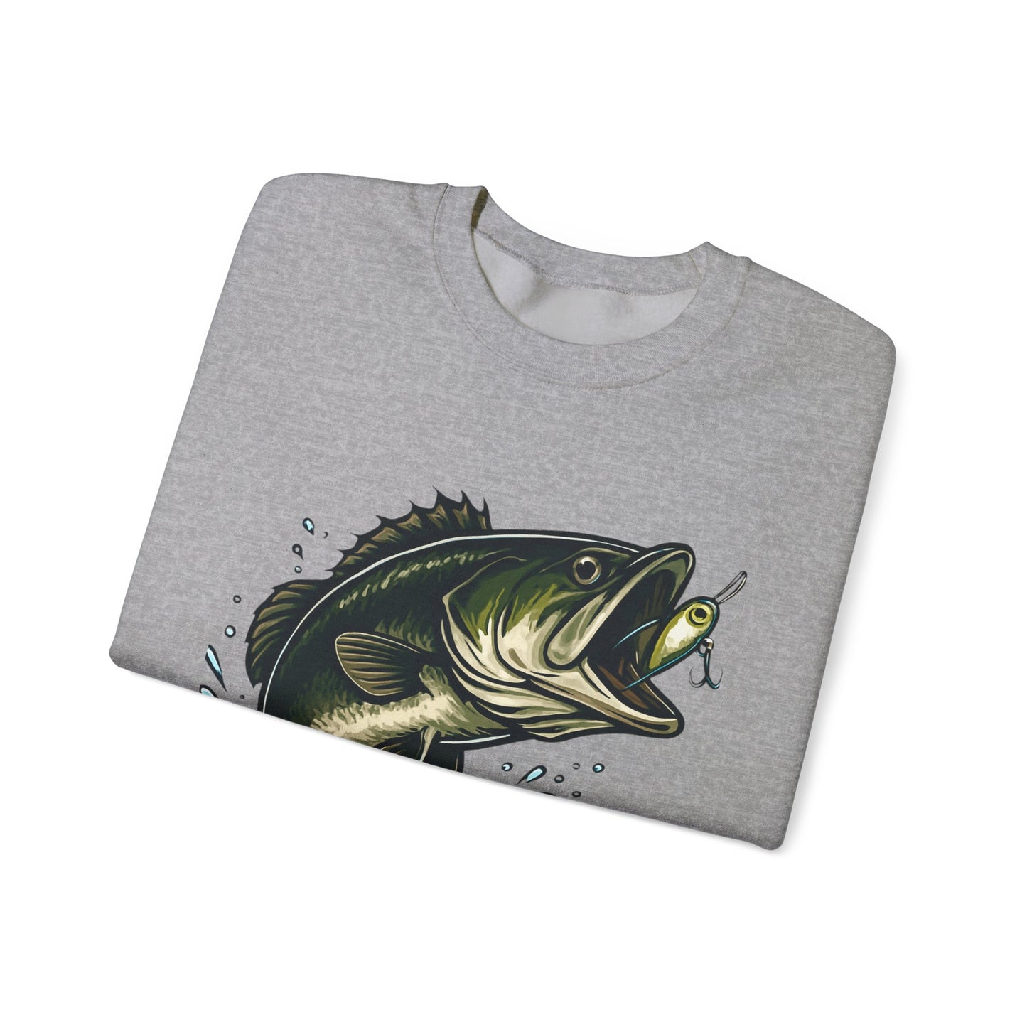 Unisex Heavy Blend Crewneck Sweatshirt with bass - Comfortable Cotton Fleece