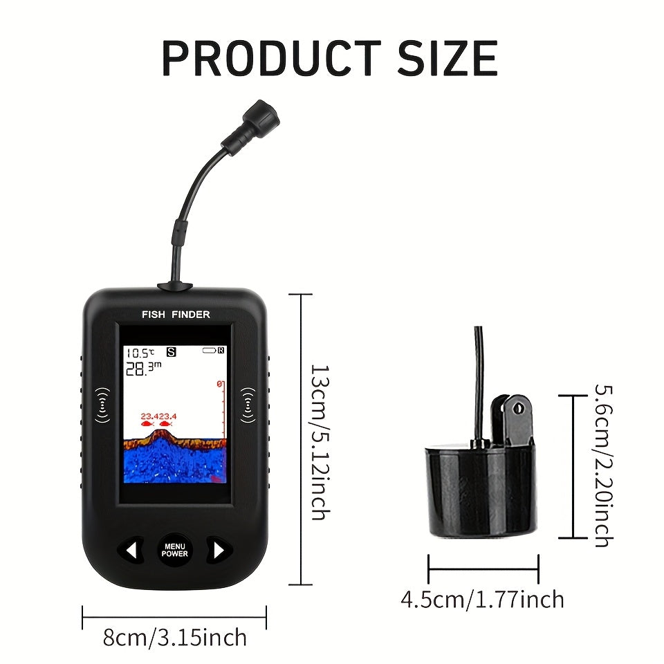 Fish Finder Sonar with Wired Transducer