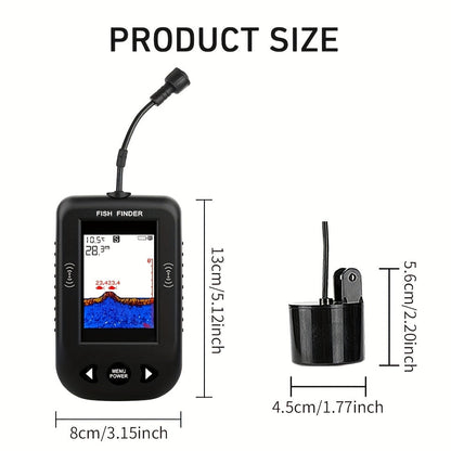 Fish Finder Sonar with Wired Transducer