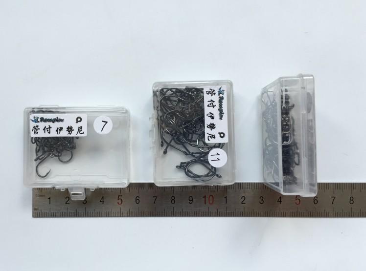 Rompin 50Pcs/box Size #2-15 High Carbon Steel Circle Owner Fishing Hooks