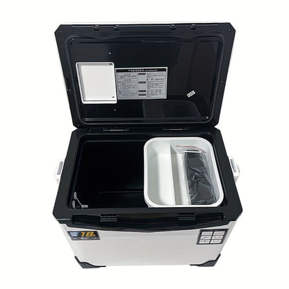 NNETM Slip-Resistant Fishing Cooler Box with Bait Compartment (32L)