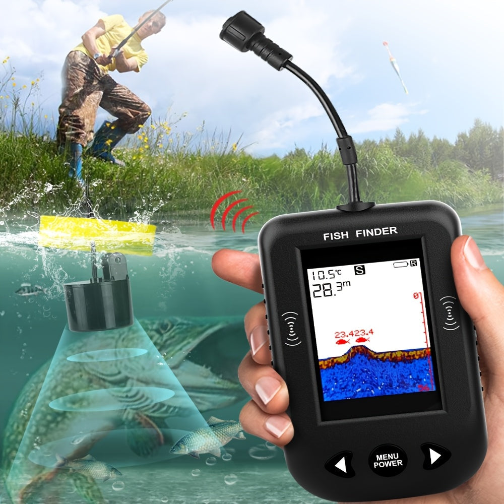 Fish Finder Sonar with Wired Transducer