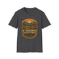 Retro Mountain Sunset T-Shirt - Outdoor Badge Tee | KY Bluegrass Outfitters