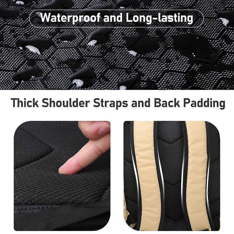 Fishing Backpack with Rod Holder, Tackle Organizer Box & Hiking Storage