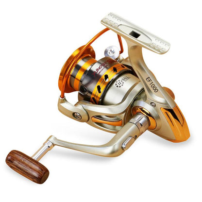 Yumoshi EF1000-7000 12BB 5.2:1 Metal Spinning Fishing Reels Fly Wheel For Fresh/ Salt Water