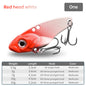 1PCS 3.5g/5g/7g/10g/15g VIB Fishing Lure – Rattlesnake Iron Jig, long-cast hard lure for predatory fish.