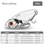 1PCS 3.5g/5g/7g/10g/15g VIB Fishing Lure – Rattlesnake Iron Jig, long-cast hard lure for predatory fish.