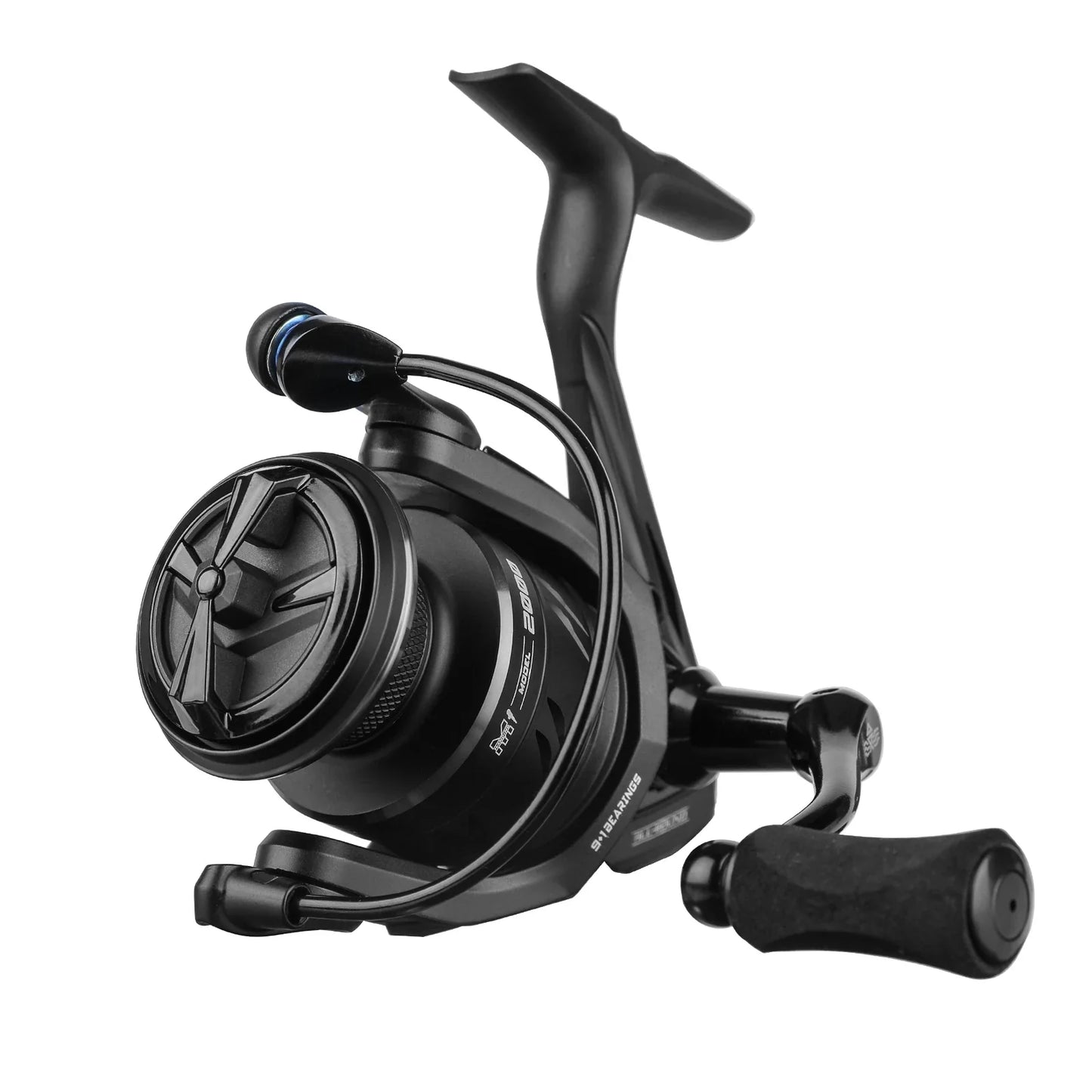NNEOBA 5000 Series Graphite Spinning Reel Left/Right Handed Black
