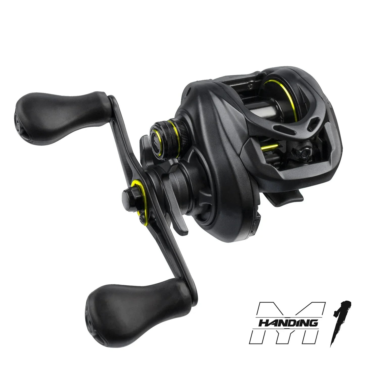 M1 Baitcast Fishing Reel 8KG Drag Right Hand Black