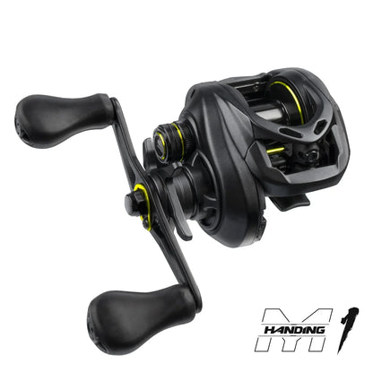 M1 Baitcast Fishing Reel 8KG Drag Right Hand Black