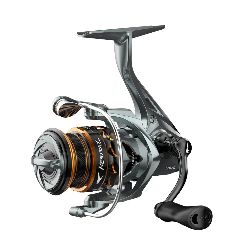 Spinning Fishing Reel 1000 Series Pre-Loading Reel Silver