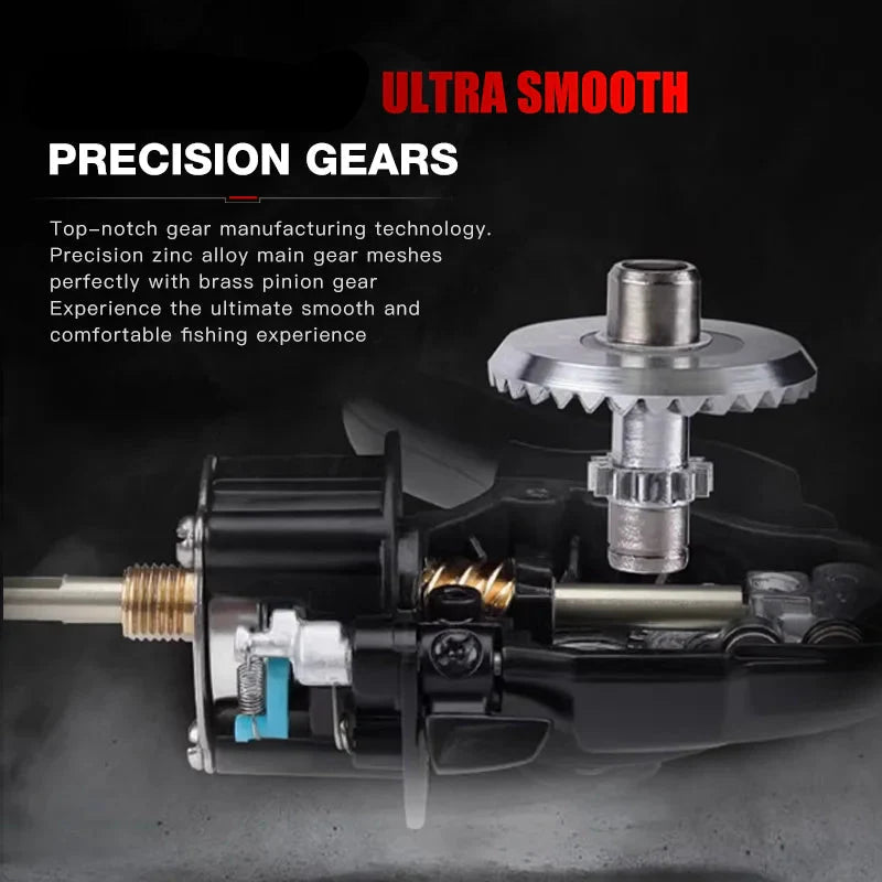 NNEOBA Ultralight Carbon Fiber Spinning Reel 9kg Max Drag Black